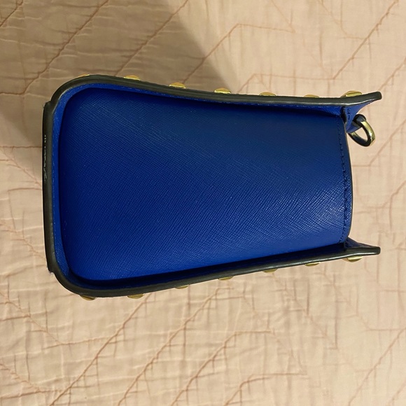 Michael Kors Royal Blue Crossbody with Gold Studs - Picture 5 of 7